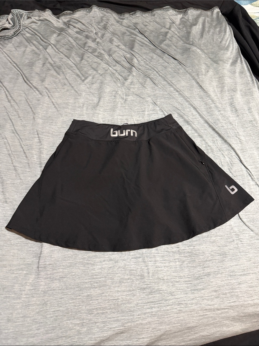 Burn Women's Black Skater Athletic Skirt
